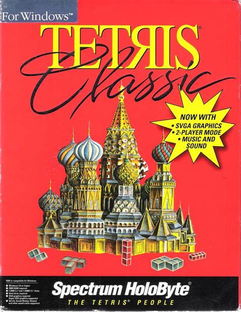 Tetris Classic (1992) box cover art - MobyGames