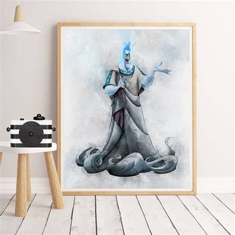 Hercules Print Hercules Poster Hades Disney Villains Decor Etsy