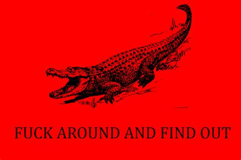 Gator Flag Fuck Around And Find Out Fafo Know Your Meme