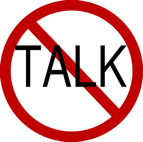 No Talking Signs - ClipArt Best