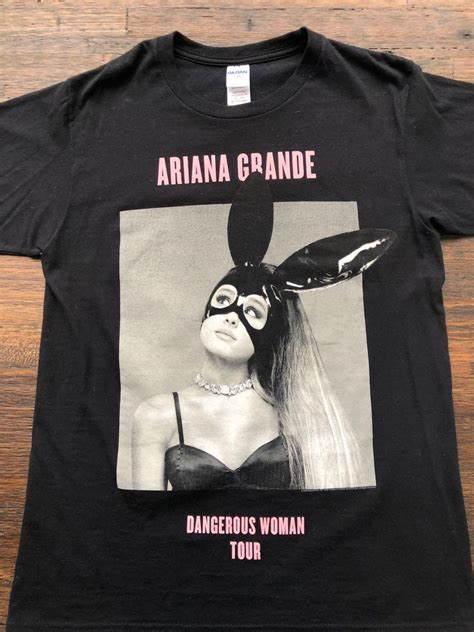 Ariana Grande Dangerous Woman Merch Shirt, Women's Fashion, Tops, Others Tops on Carousell