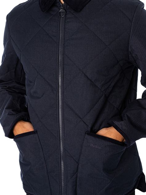 Barbour Easton Liddesdale Quilt Jacket Navy Standout