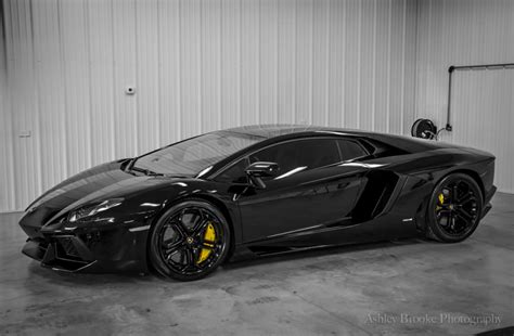 Lamborghini Aventador Black 2012