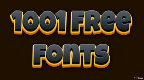 1001 Free Fonts Text Effect And Logo Design Font