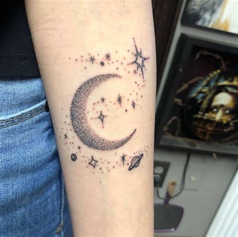 50 Cool Moon And Stars Tattoo Ideas 2024 Inspiration Guide Moon