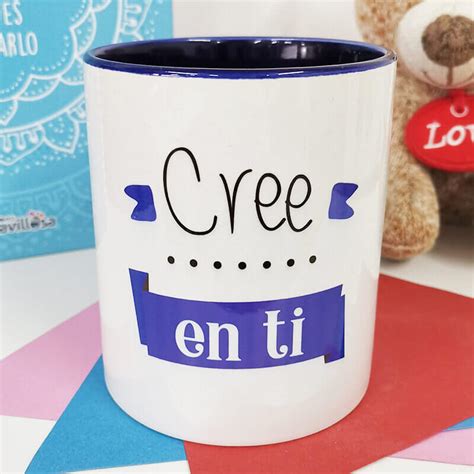 Taza De Caf Y T Personalizada Cree En Ti La Mente Es Maravillosa