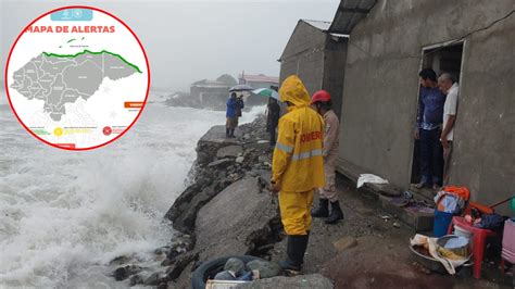 Por Alto Oleaje En El Caribe Hondureño Extienden La Alerta Verde Por