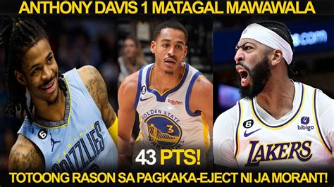 Anthony Davis Matagal Mawawala Jordan Poole Binuhat Ang Warriors