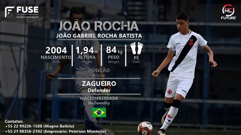 João Rocha Zagueiro Defender 2004 2023 YouTube