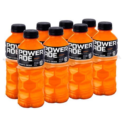 Powerade Orange Sports Drink 8 Pk Bottles Shop Sports And Energy Drinks