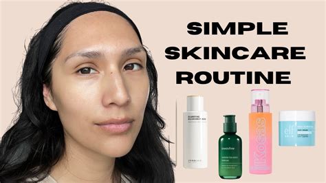 Skincare Routine Dry Combo Skin Youtube