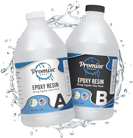 Epoxy Resin Crystal Clear Gallon Kit For Super Gloss Coating And