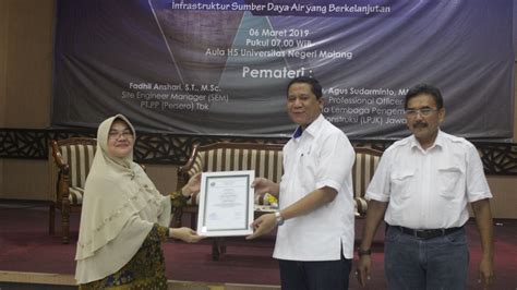 Kuliah Tamu Jurusan Teknik Sipil 2019 Mencetak Generasi Sipil Profesional Dalam Pembangunan