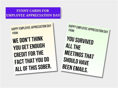 Funny Employee Appreciation Day Funny Employee Appreciation Cards Co Worker Thank You