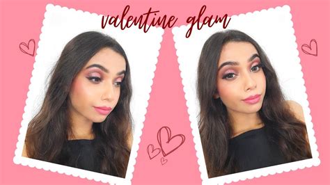 Celebrate Love With A Romantic Valentine S Day Glam Makeup Tutorial Valentinemakeup Glammakeup