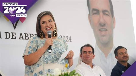 Xóchitl Gálvez Qué actividades tendrá hoy 1 de abril de 2024 la