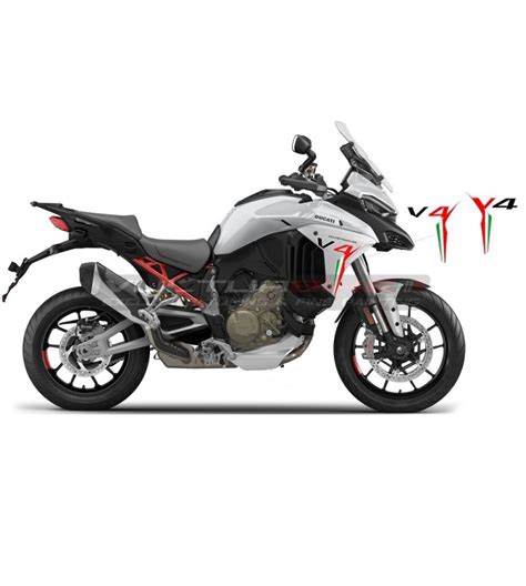 Pegatinas Tricolores Para Paneles Laterales Ducati Multistrada V4