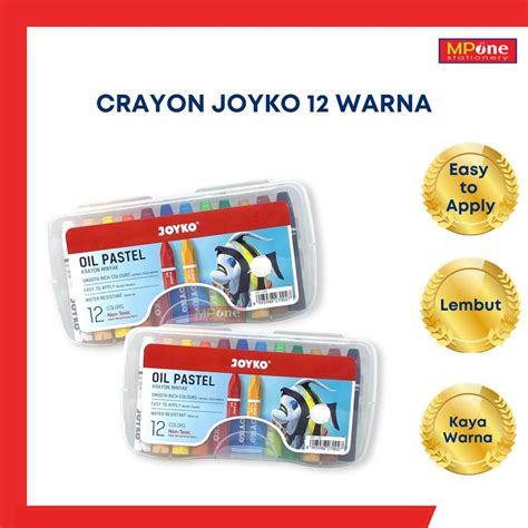 Jual Crayon Joyko Warna Crayon Joyko Oil Pastel W Shopee Indonesia