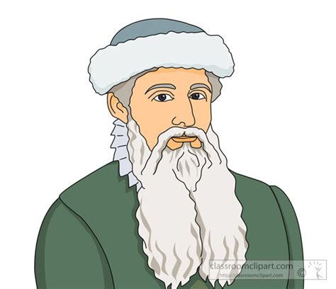 People Clipart- johannes-gutenberg-clipart - Classroom Clipart