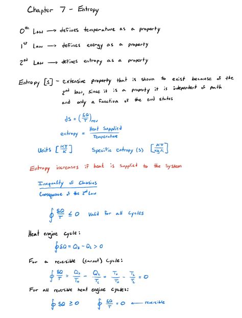 Thermodynamics Chapter 7 Notability Gallery