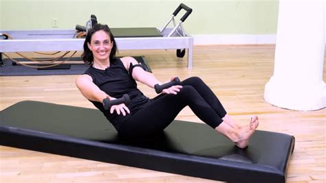 Pilates Mat Workout Video With Arm Weights