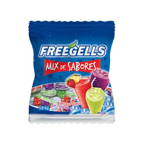 Doces Bala Freegells Mix Sabores 584g Bala Freegells Mix Sabores 584g