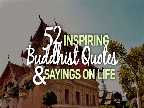 52 inspiring Buddhist quotes and sayings on life