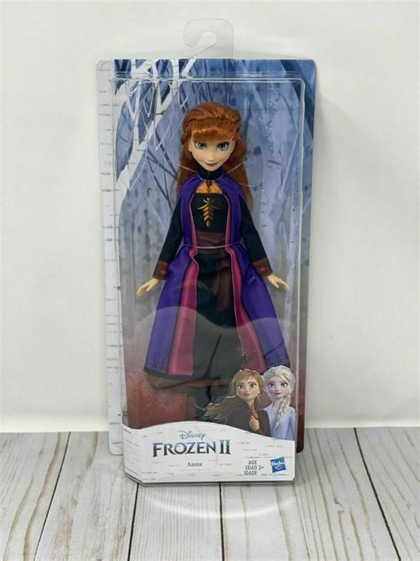 Disney Frozen Anna Fashion Doll With Long Red Hair Movie Outfit New