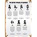 Amazon Dreyooy Martial Arts The 7 Virtues Of Bushido Wall Art 12 X