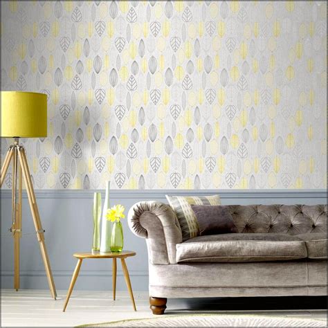 Plain Grey Wallpaper Living Room Living Room Home Decorating Ideas