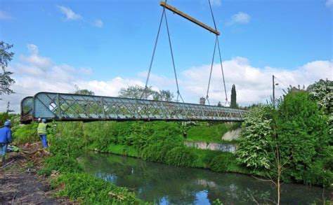 Reconstruction De La Passerelle Du Bois Florimond Bc Metalnord