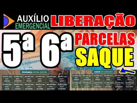 VAI MUDAR A 5ª 6ª PARCELA DO AUXÍLIO EMERGENCIAL ANTECIPAÇÃO DO SAQUE