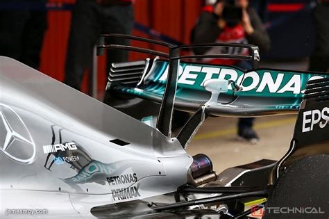 Mercedes Amg F W Double T Wing On The Engine Cover Photo Gallery