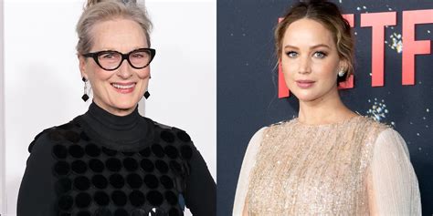 Jennifer Lawrence And Meryl Streep Almost Fell Out On Don T Look Up Set