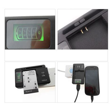 Mobile Universal Battery Charger Lcd Indicator Sch Grandado