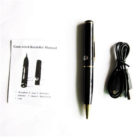 Mini Hidden Spy Pen Camera 8GB Microphone 30FPS Covert Surveillance