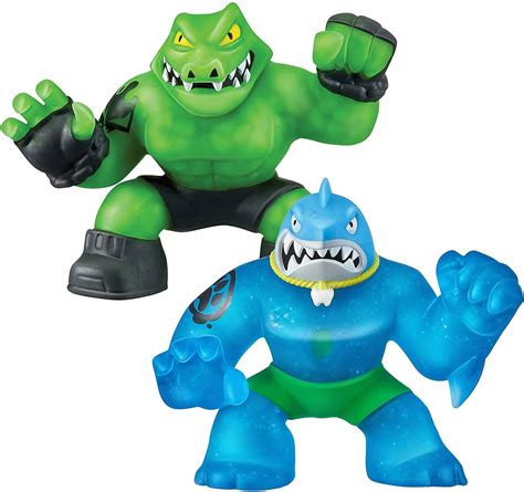 Heroes Of Goo Jit Zu 2 Pack Of Glow In The Dark Action Figures Thra