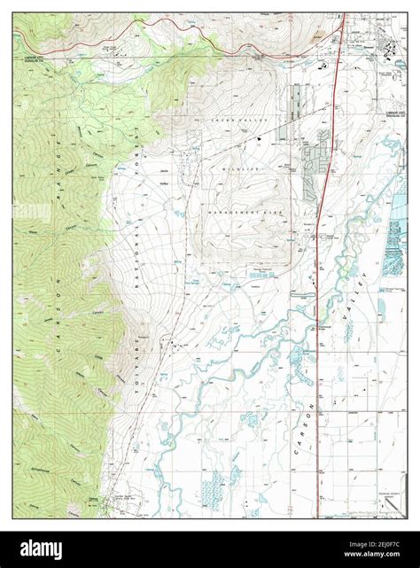 Genoa Nevada Map 1994 124000 United States Of America By Timeless