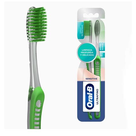 Cepillo Dental Oral B Ultrafino 1 Paquete Con 2 Pzas Walmart