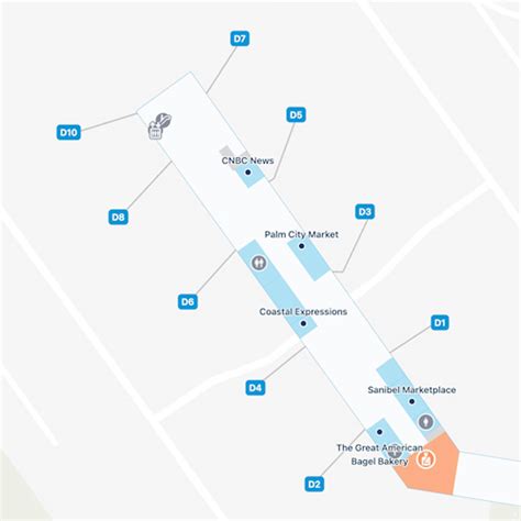 Southwest Florida Airport Map | RSW Terminal Guide