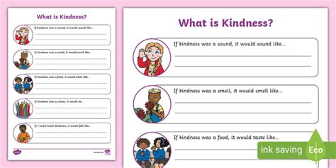 What Is Kindness Activity Sheet Teacher Made Twinkl