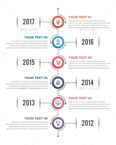 This is Vertical Timeline Infographics.You can used it all of your ...