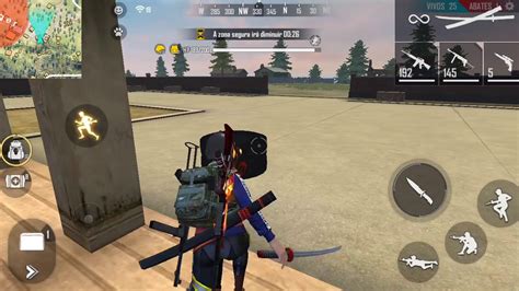 Free Fire Jogando Uma Partida Youtube