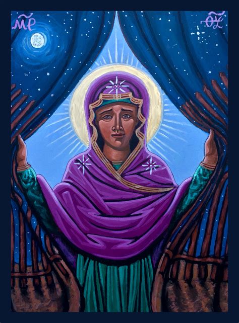 Our Lady Who Removes Walls Digital Image Kelly Latimore Icons