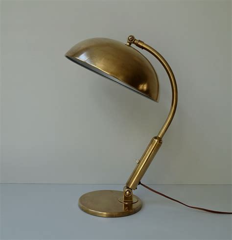 All Brass Very Rare President Version Desk Lamp Light Hala Zeist Type