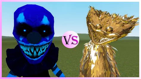 Rainbow Clown Dark Deception Vs Gold Huggy Wuggy Gmod Ragdoll Fight