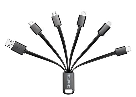 Multi Cable Chafon Usb Charge Cable With Type C 8 Pin Lightning Mini Usb 2 Micro Usb