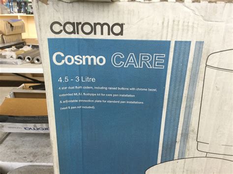 Caroma Cosmo Care 2 453l Cistern Size 395 X 385mm