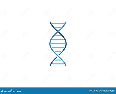 DNA Genetic Icon Vector In Clipart Style CartoonDealer 257350588