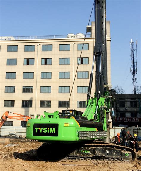 Tysim Kr C Hydraulic Piling Rig Torque Kn M Max Drilling Diameter